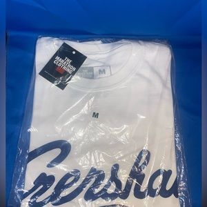 TMC THE MARATHON CLOTHING LIMITED EDITION CRENSHAW T SHIRT WHITE/ROYAL BRAND NEW